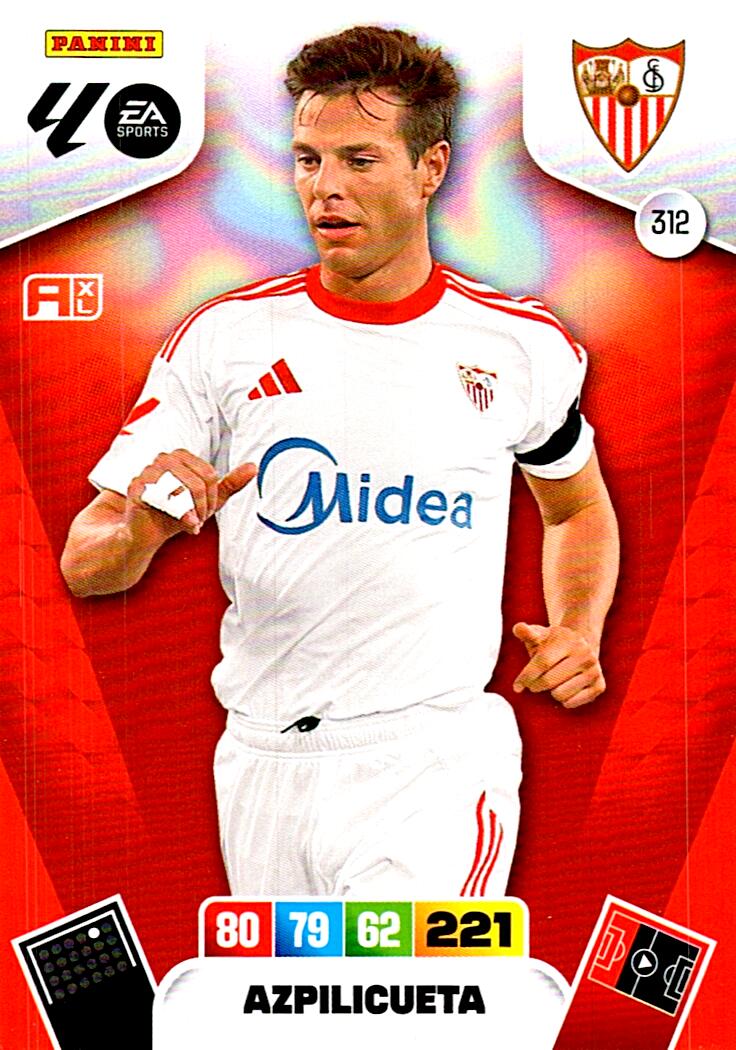 ADRENALYN LA LIGA 2025/2026 AZPILICUETA SEVILLA FC Nº312