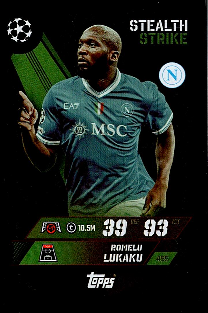MATCH ATTAX CHAMPIONS LEAGUE 2025/2026 LUKAKU STEALTH STRIKE Nº455