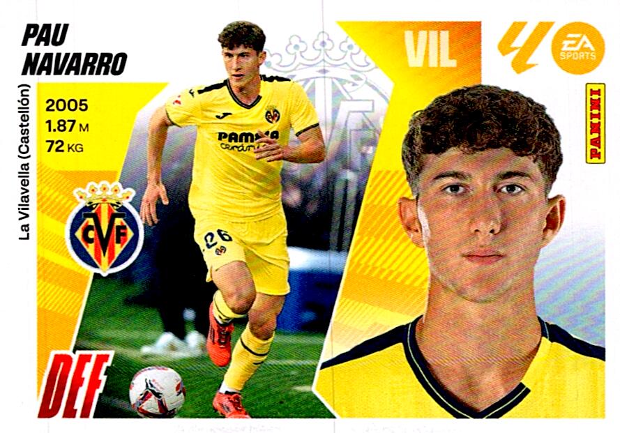 LIGA ESTE 2025/2026 VILLARREAL CF PAU NAVARRO Nº5