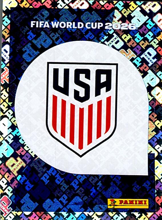 STICKERS FIFA WORLD CUP 2026 ESCUDO NºUSA 1