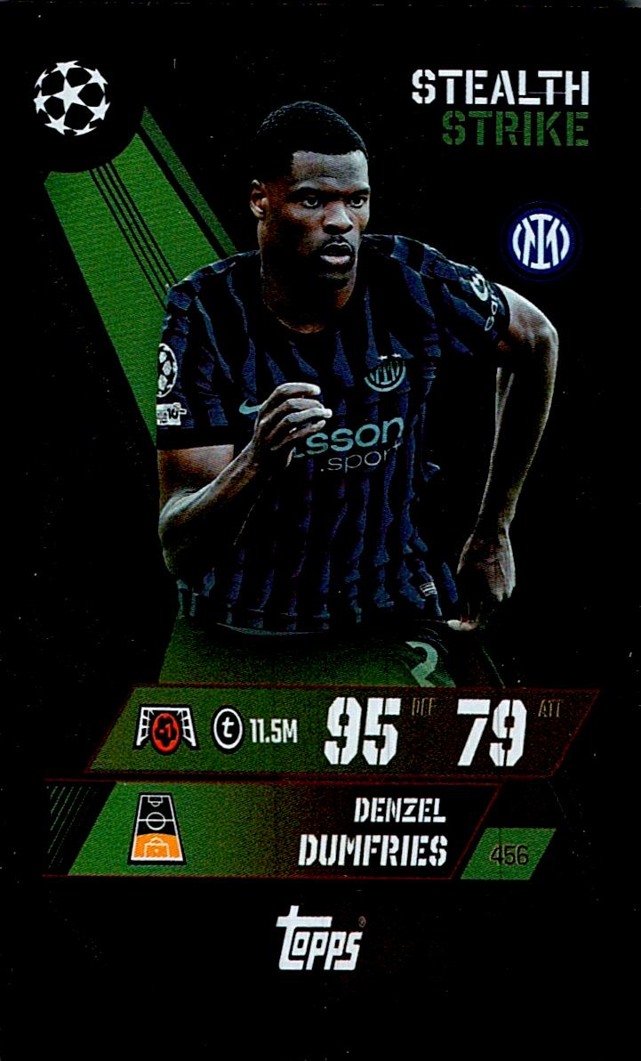 MATCH ATTAX CHAMPIONS LEAGUE 2025/2026 DUMFRIES STEALTH STRIKE Nº456