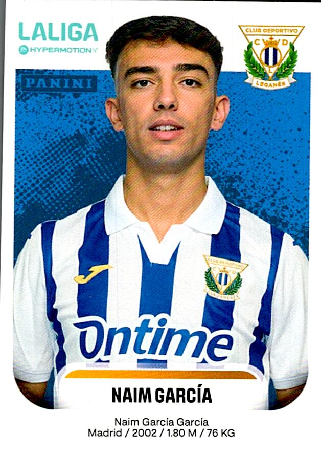 LALIGA HYPERMOTION 2025-26 NAIM GARCIA LEGANES Nº281