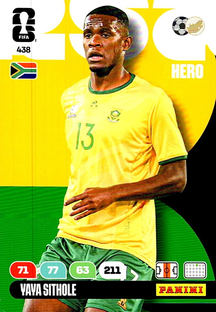 ADRENALYN WORLD CUP 2026 YAYA SITHOLE SOUTH AFRICA Nº438