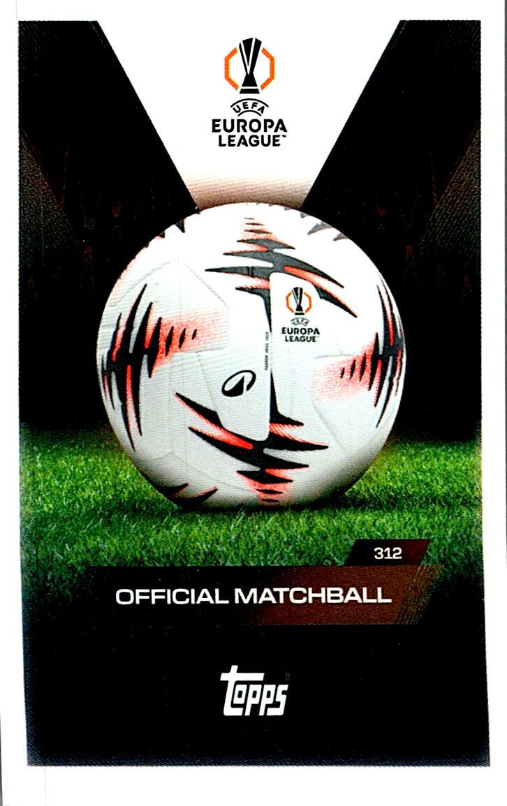 TOPPS MATCH ATTAX EXTRA 2025/26 OFFICIAL MATCHBALL Nº312