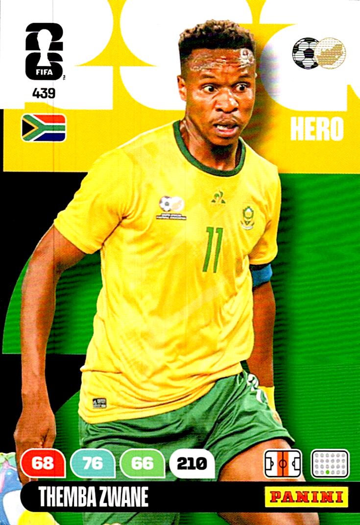 ADRENALYN WORLD CUP 2026 THEMBA ZWANE SOUTH AFRICA Nº439