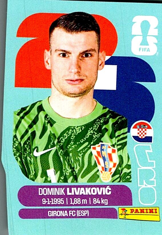 STICKERS FIFA WORLD CUP 2026 DOMINIK LIVAKOVIC NºCRO 2