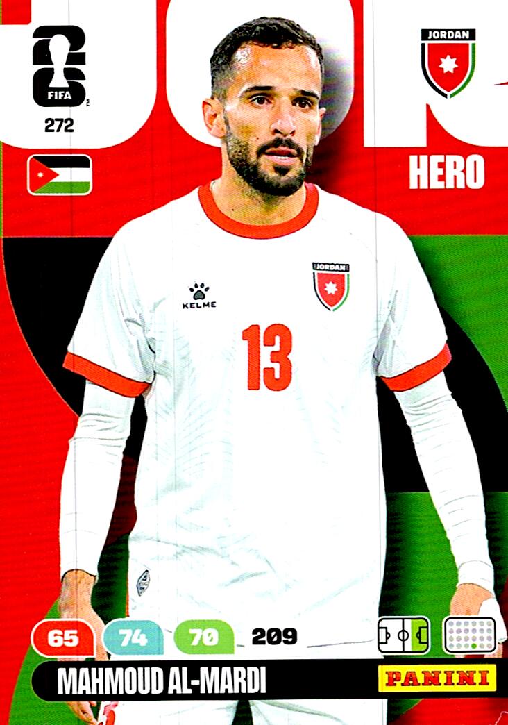 ADRENALYN WORLD CUP 2026 MAHMOUD AL-MARDI JORDAN Nº272