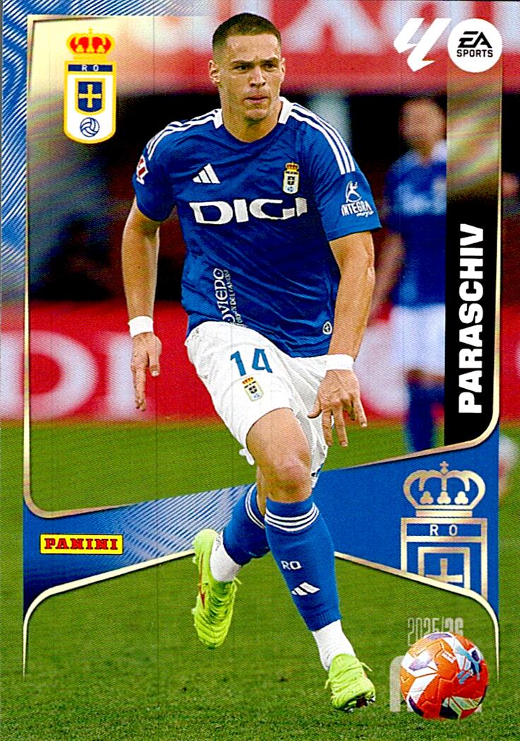 MEGACRACKS 2025/2026 PARASCHIV REAL OVIEDO Nº287