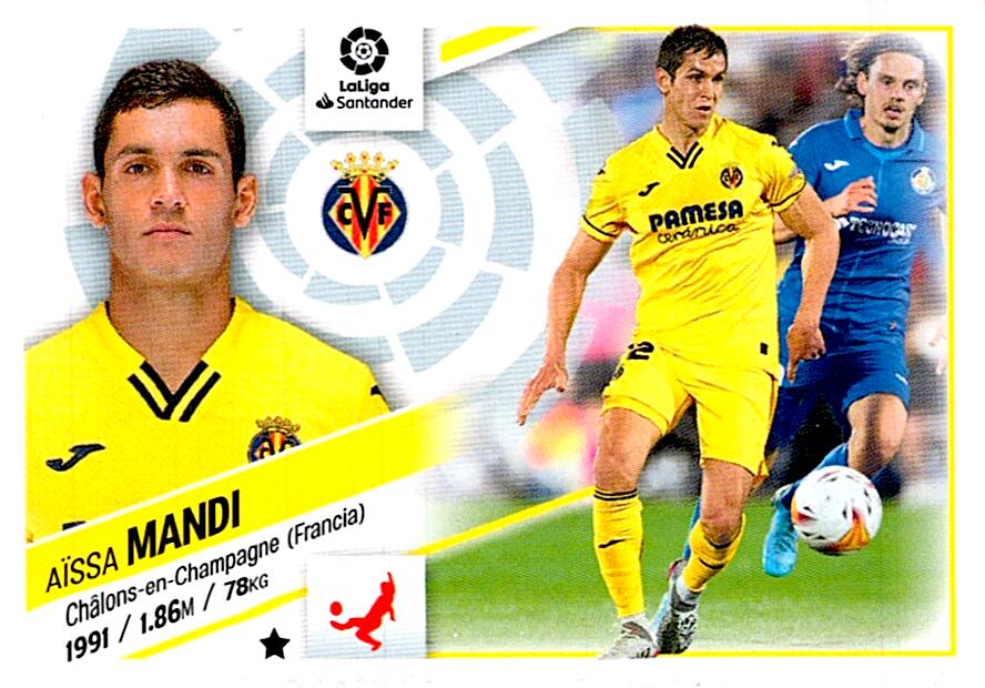 Cromo Liga Este 2022/2023 MANDI VILLARREAL CF Nº6