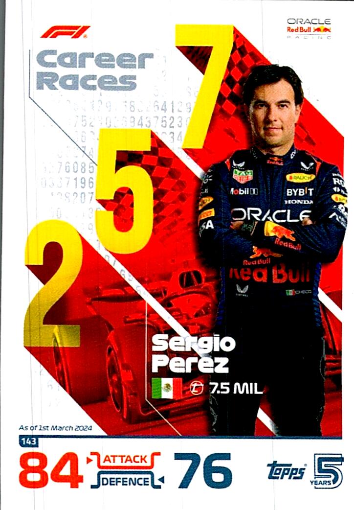 TOPPS TURBO ATTAX 2024 Nº143