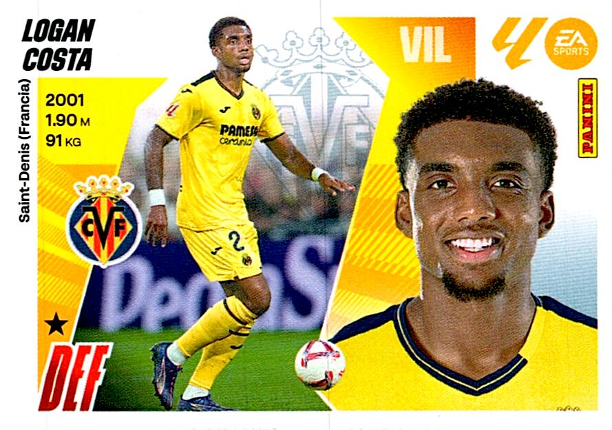 LIGA ESTE 2025/2026 VILLARREAL CF LOGAN COSTA Nº7