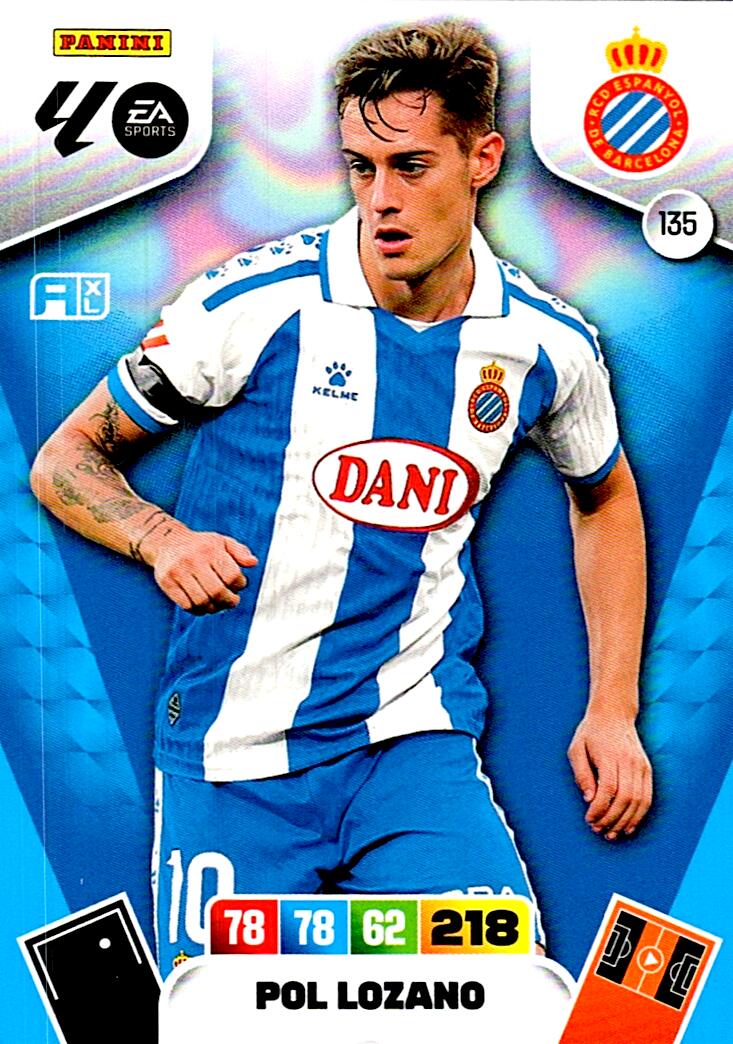 ADRENALYN LA LIGA 2025/2026 POL LOZANO RCD ESPANYOL Nº135