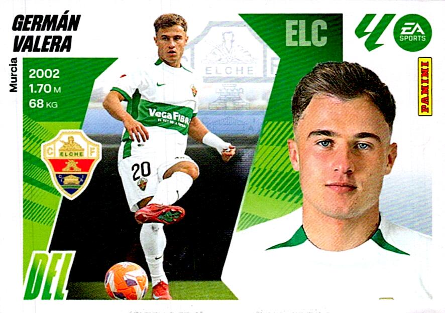 LIGA ESTE 2025/2026 ELCHE FC GERMAN VALERA Nº18