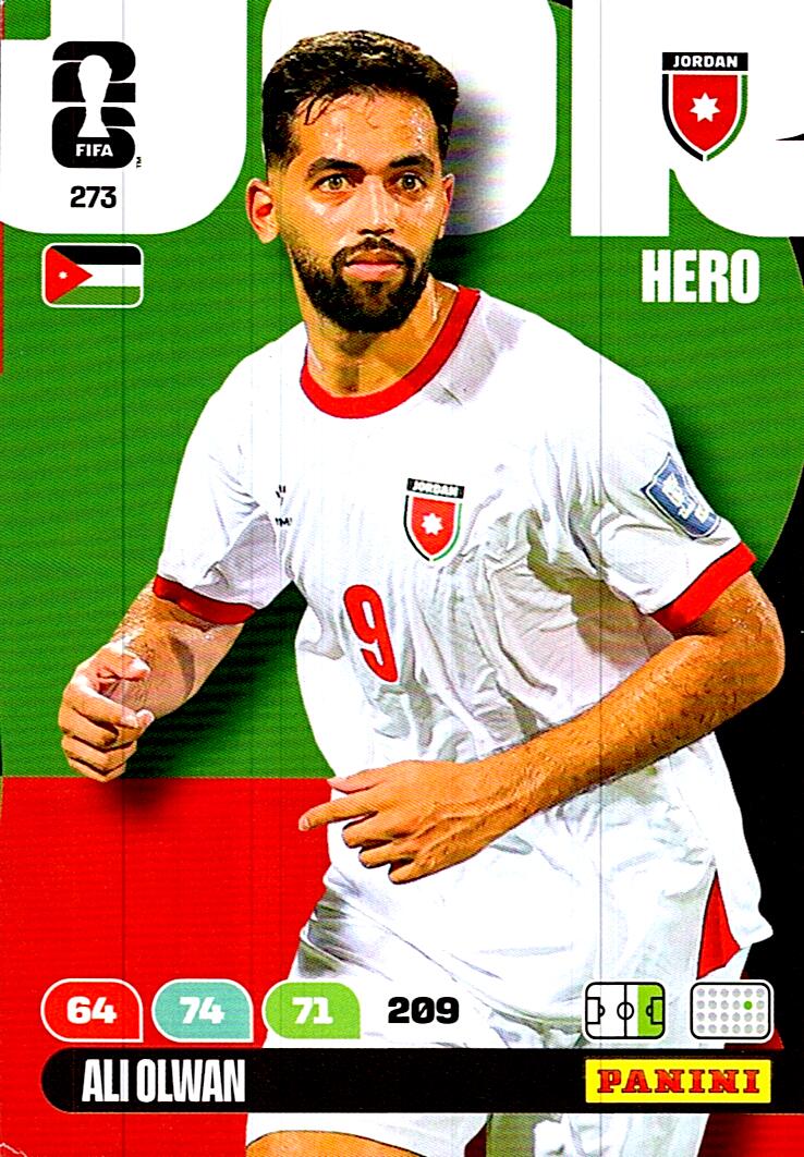 ADRENALYN WORLD CUP 2026 ALI OLWAN JORDAN Nº273
