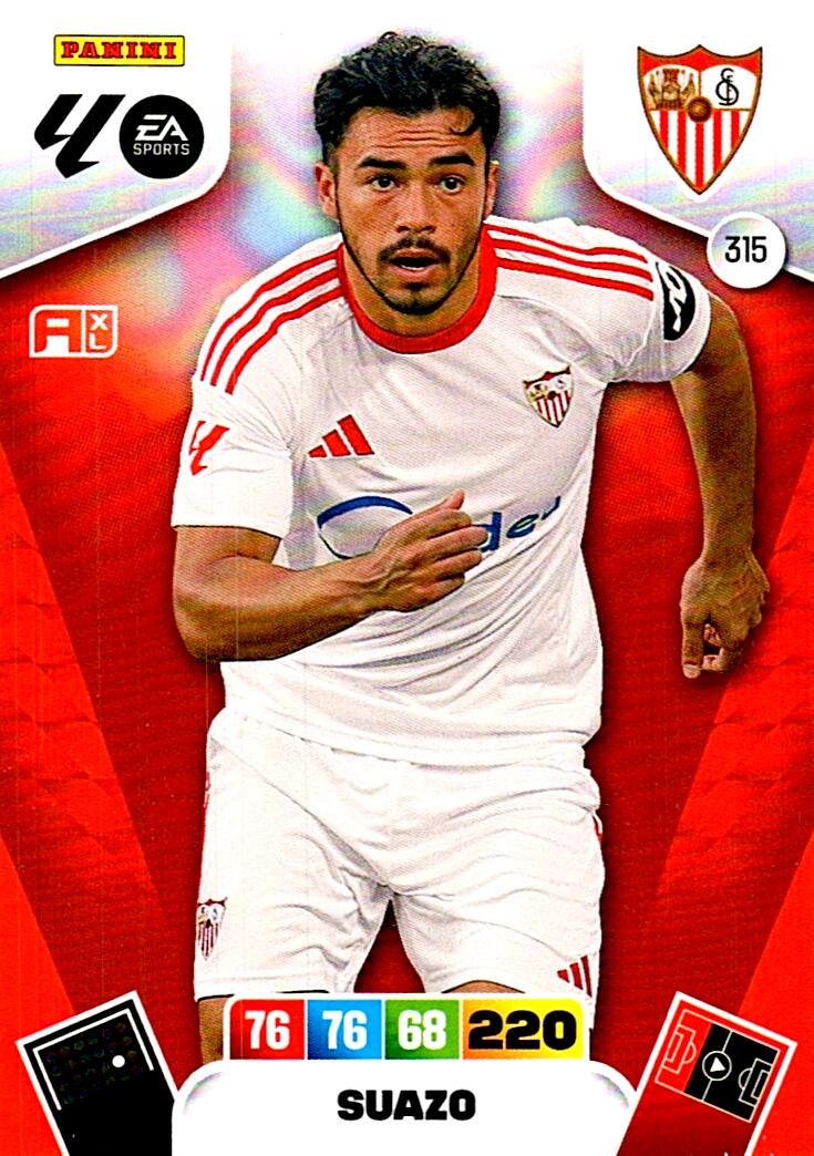ADRENALYN LA LIGA 2025/2026 SUAZO SEVILLA FC Nº315