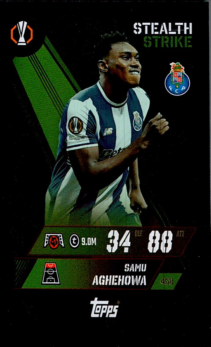 MATCH ATTAX CHAMPIONS LEAGUE 2025/2026 AGHEHOWA STEALTH STRIKE Nº458