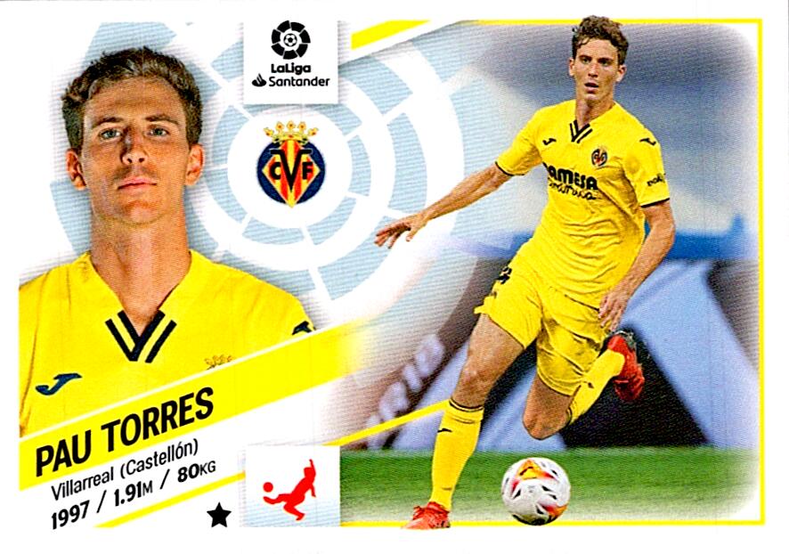 Cromo Liga Este 2022/2023 PAU TORRES VILLARREAL CF Nº7