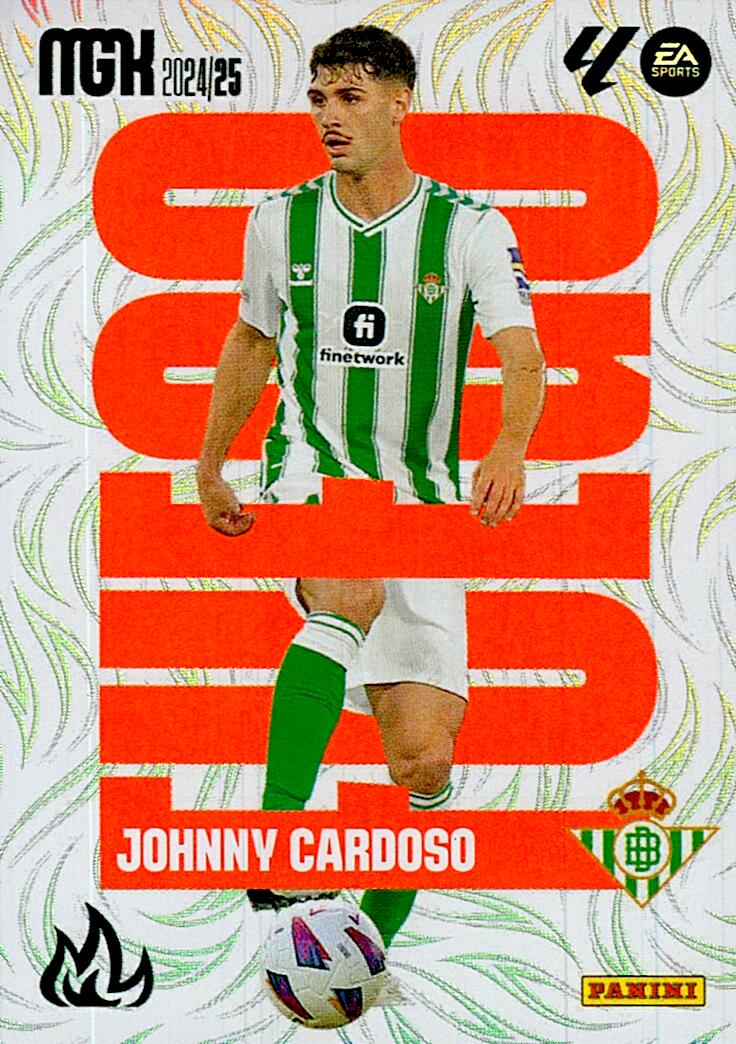 Megacracks 2024/2025 JOHNNY CARDOSO Fuego Nº 382