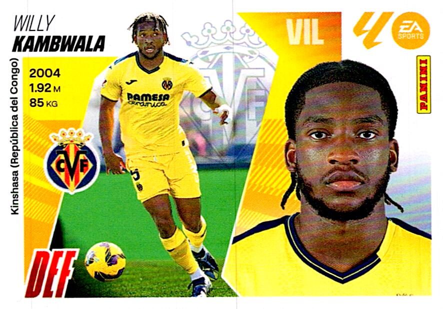 LIGA ESTE 2025/2026 VILLARREAL CF KAMBWALA Nº8