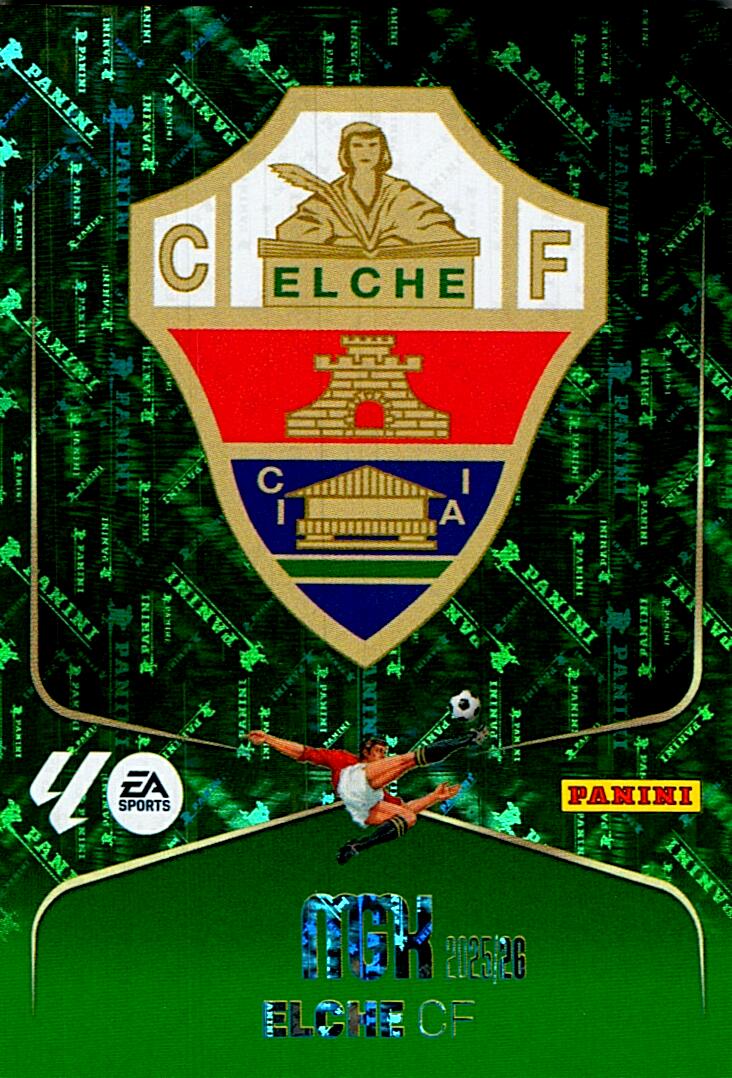 MEGACRACKS 2025/2026 ELCHE CF ESCUDO Nº127