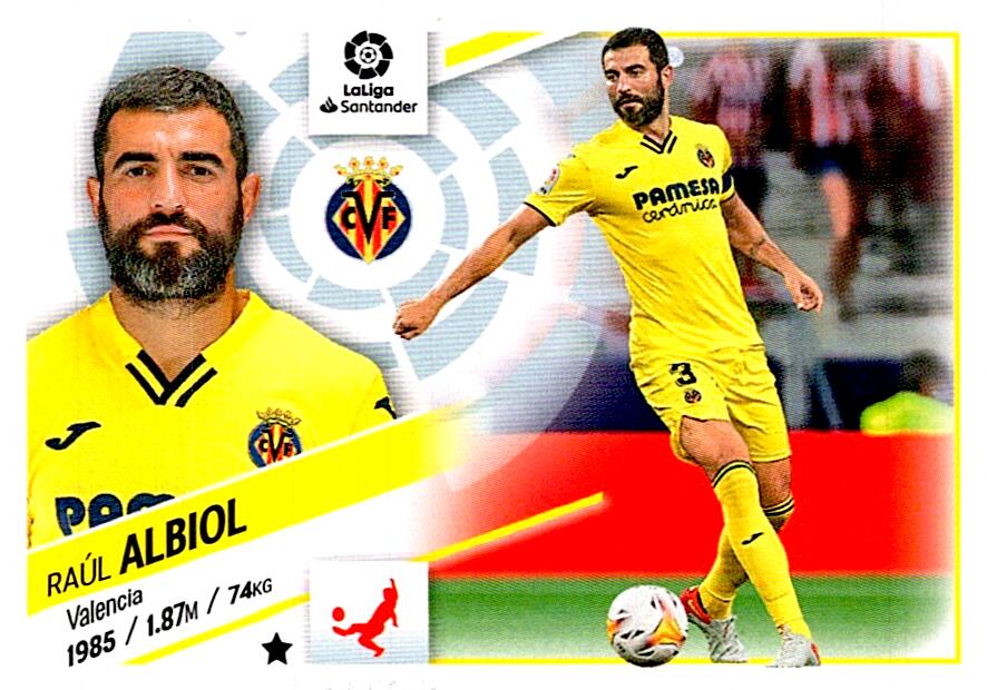 Cromo Liga Este 2022/2023 ALBIOL VILLARREAL CF Nº8