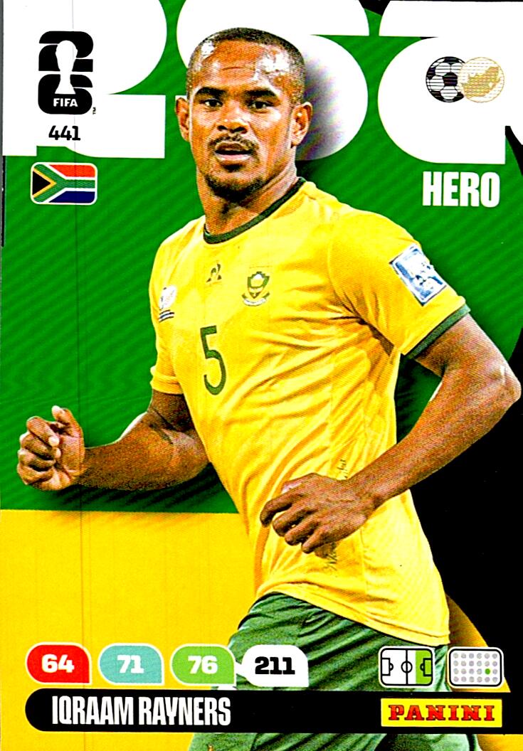 ADRENALYN WORLD CUP 2026 IQRAAM RAYNERS SOUTH AFRICA Nº441