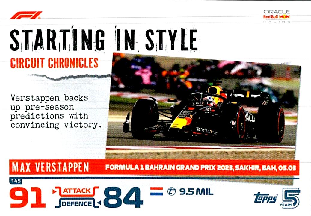 TOPPS TURBO ATTAX 2024 Nº145