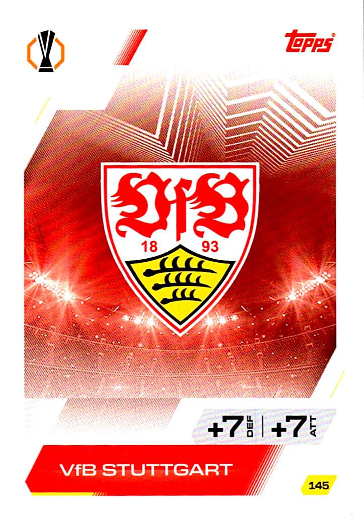 MATCH ATTAX CHAMPIONS LEAGUE 2025/2026 ESCUDO VfB STUTTGART Nº145