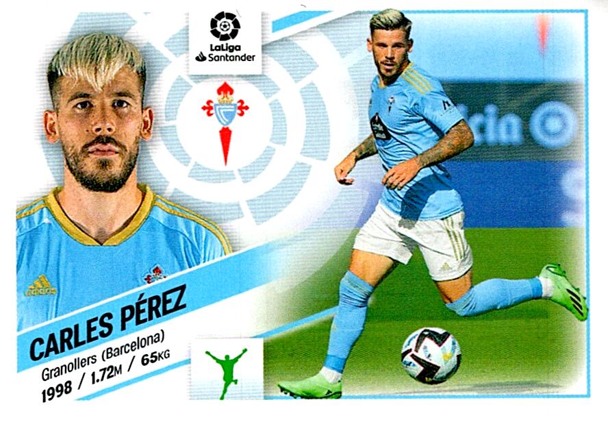Cromo Liga Este 2022/2023 CARLES PEREZ RC CELTA CF Nº18 TERCERA EDICION