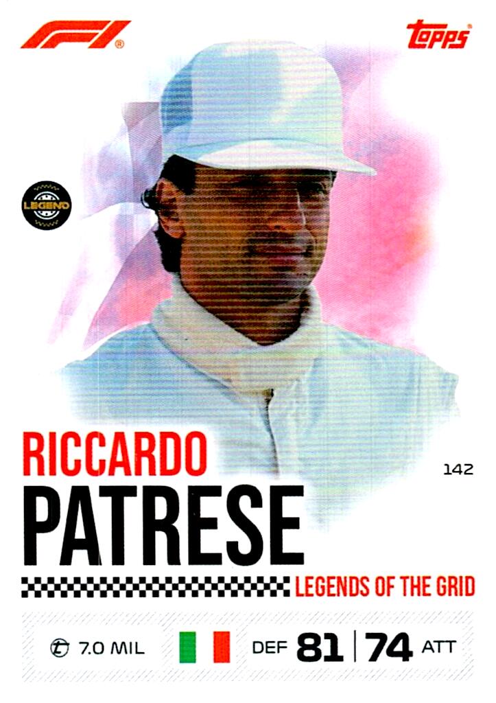 TURBO ATTAX FORMULA 1 2026 RICCARDO PATRESE Nº142