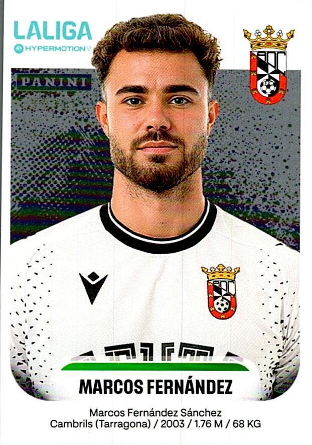LALIGA HYPERMOTION 2025-26 MARCOS FERNANDEZ CEUTA Nº134A