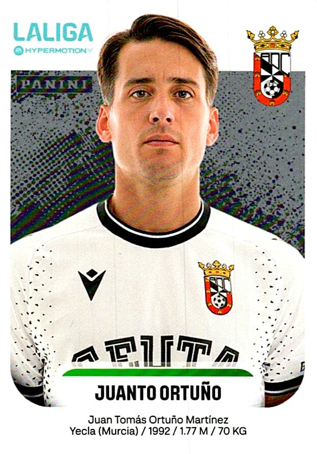 LALIGA HYPERMOTION 2025-26 JUANTO ORTUÑO CEUTA Nº134B