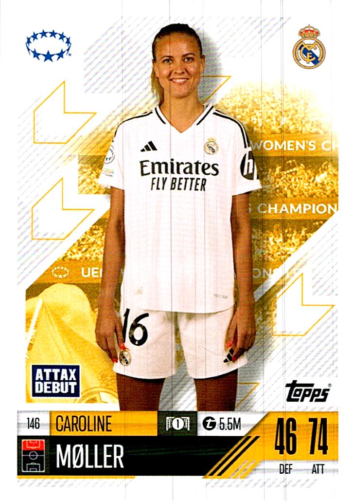 Match Attax Extra 2025 Caroline Moller nº146