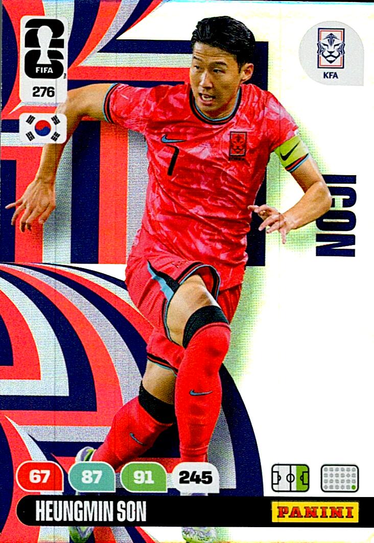 ADRENALYN WORLD CUP 2026 HEUNGMIN SON KOREA REPUBLIC ICON Nº276
