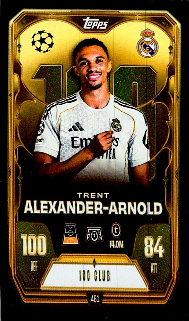 MATCH ATTAX CHAMPIONS LEAGUE 2025/2026 ALEXANDER-ARNOLD 100 CLUB Nº461