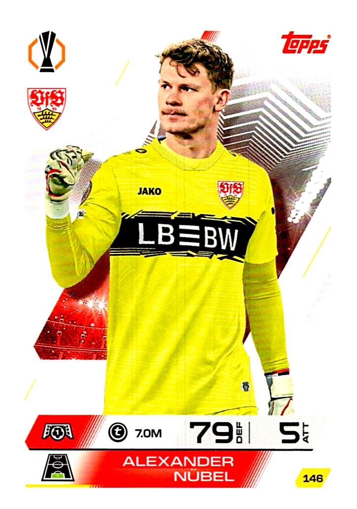 MATCH ATTAX CHAMPIONS LEAGUE 2025/2026 ALEXANDER NUBEL Nº146
