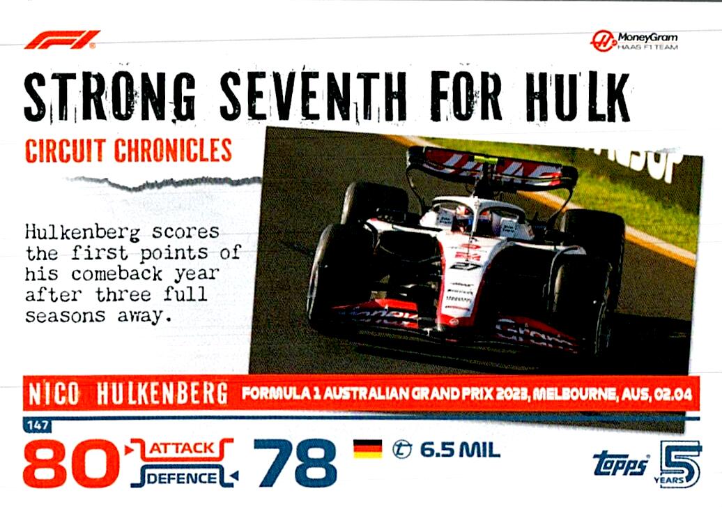 TOPPS TURBO ATTAX 2024 Nº147