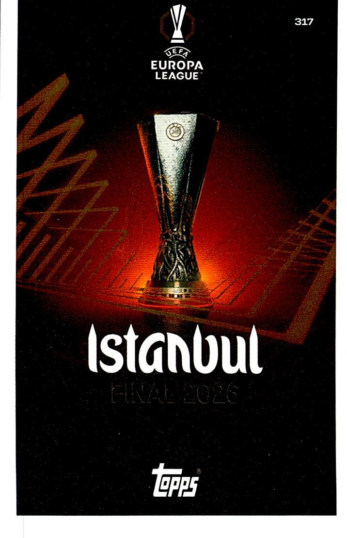 TOPPS MATCH ATTAX EXTRA 2025/26 ISTANBUL FINAL 2016 Nº317