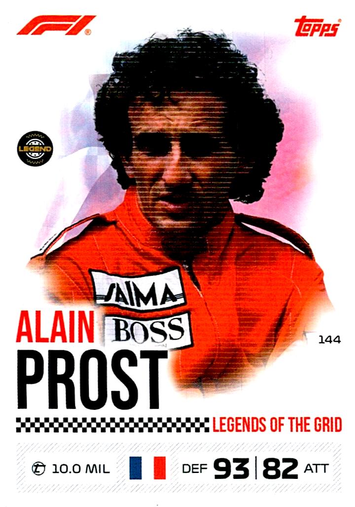 TURBO ATTAX FORMULA 1 2026 ALAIN PROST  Nº144