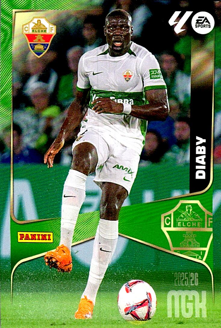 MEGACRACKS 2025/2026 ELCHE CF DIABY Nº132