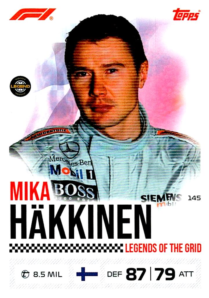 TURBO ATTAX FORMULA 1 2026 MIKA HAKKINEN Nº145