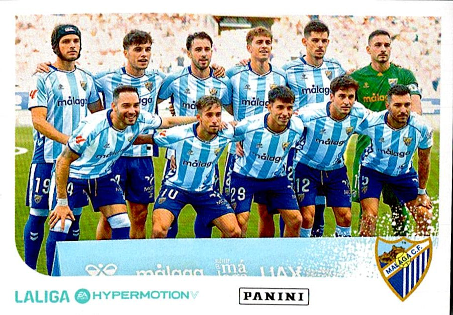 LALIGA HYPERMOTION 2025-26 ALINEACION MALAGA Nº288