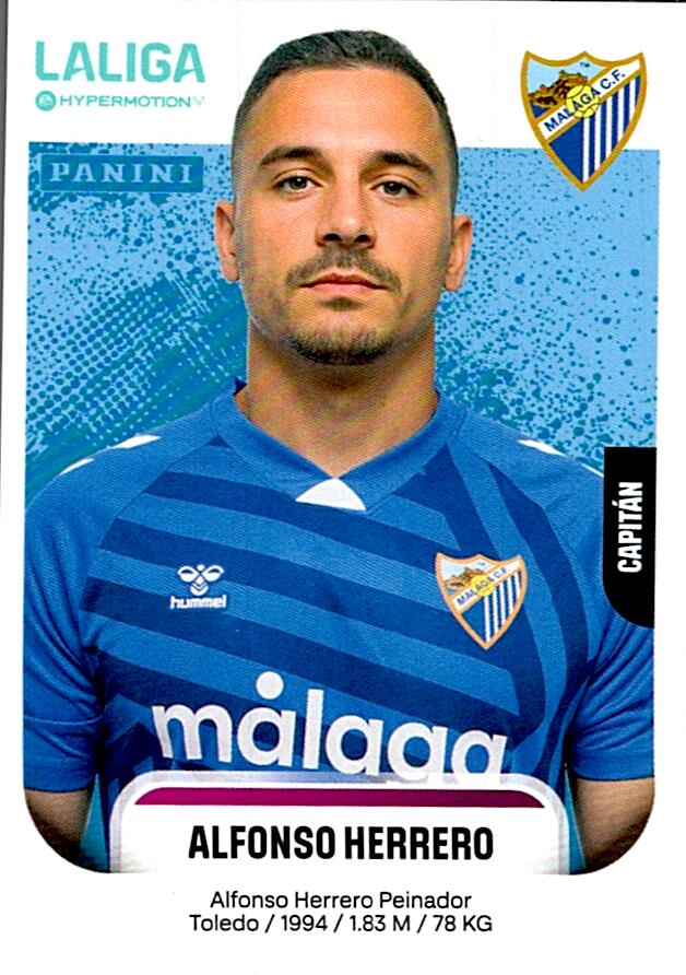 LALIGA HYPERMOTION 2025-26 ALFONSO HERRERO MALAGA Nº289
