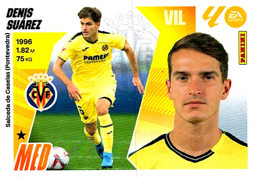 LIGA ESTE 2025/2026 VILLARREAL CF DENIS SUAREZ Nº14