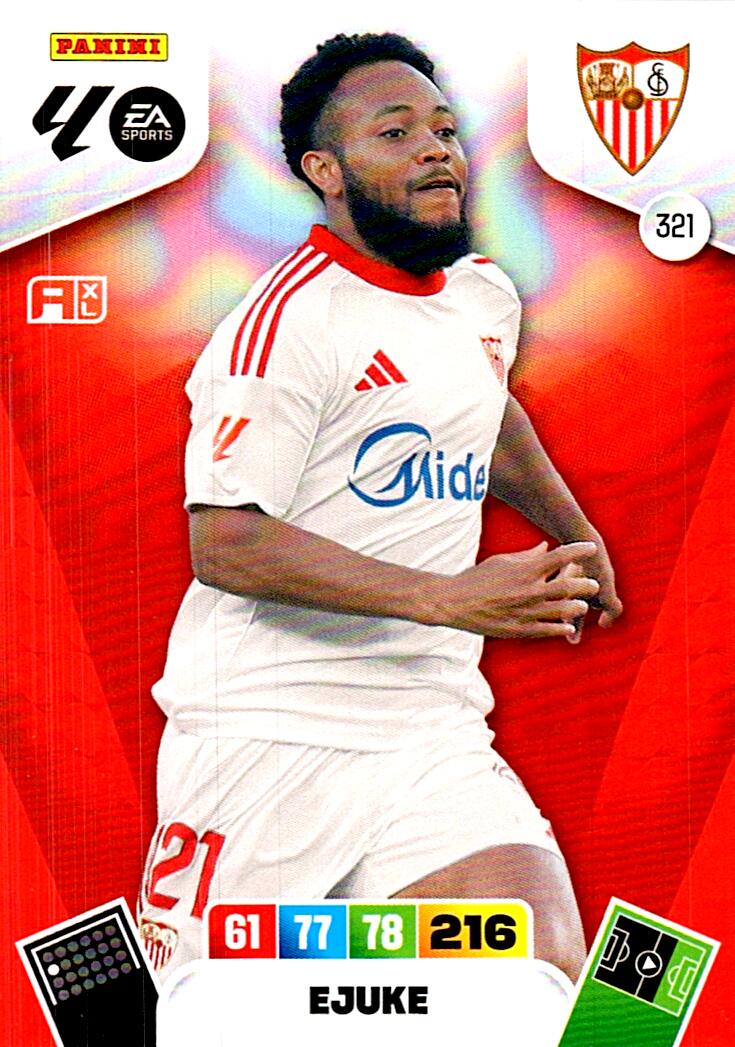 ADRENALYN LA LIGA 2025/2026 EJUKE SEVILLA FC Nº321