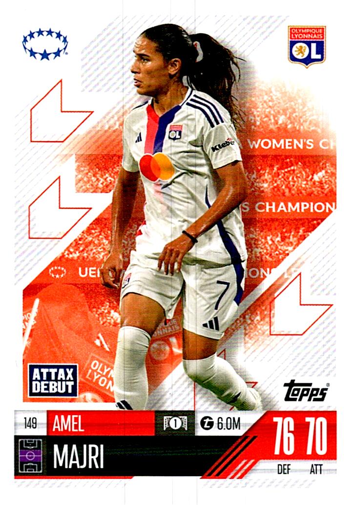 Match Attax Extra 2025 Amel Majri nº149