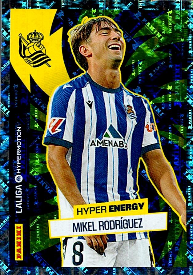 LALIGA HYPERMOTION 2025-26 MIKEL RODRIGUEZ HYPER ENERGY Nº472