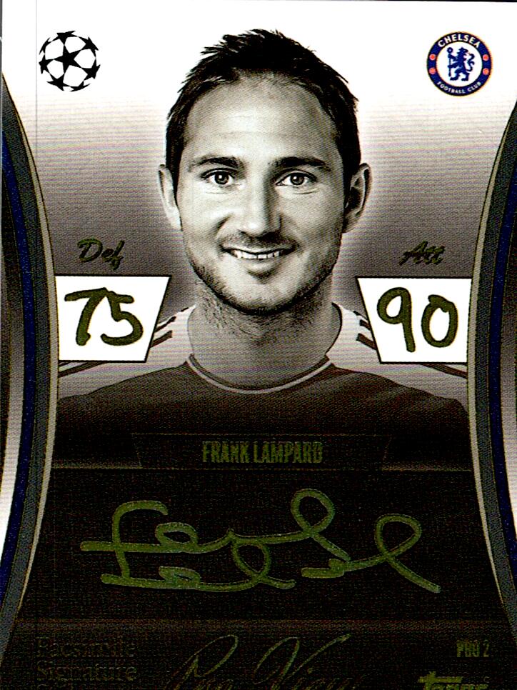 TOPPS MATCH ATTAX EXTRA 2025/26 FRANK LAMPARD PRO VIEW SIGNATURE STYLE NºPRO2