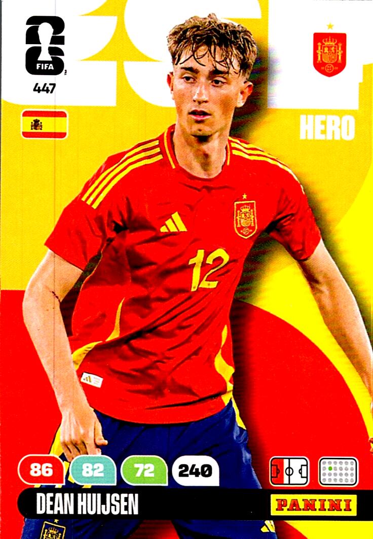 ADRENALYN WORLD CUP 2026 DEAN HUIJSEN SPAIN Nº447
