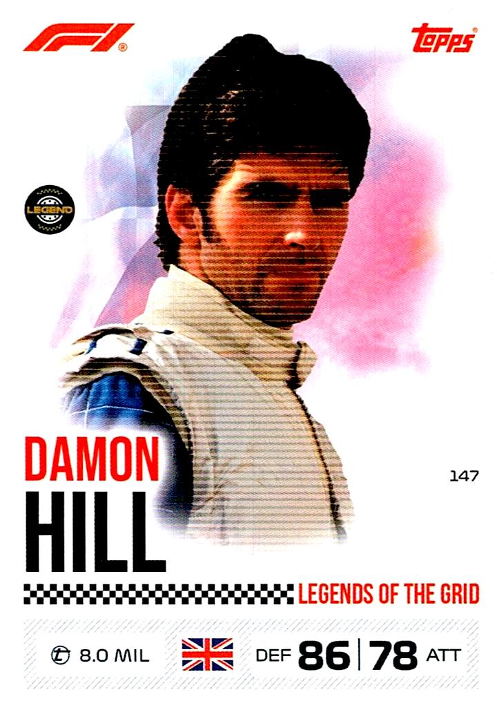 TURBO ATTAX FORMULA 1 2026 DAMON HILL  Nº147